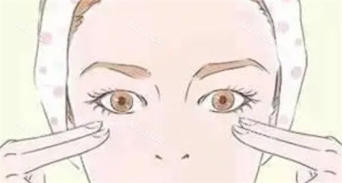 眼轮匝肌示意图