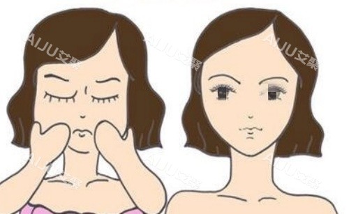 面部磨骨前后对比图